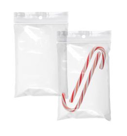 Pack of 1000 Polypropylene Bags With Hang Hole, 5 x 7. Clear Plastic bags 5x7, Zipper Bags 2 mil. Polypropylene Seal top storage bags for industr