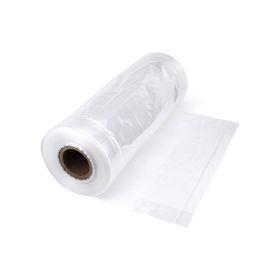 Pack of 275 Jumbo Gusset Poly Bags on Roll 27" x 21" x 48". Large Perforated Clear Bags 27 x 21 x 48. Thickness 1.5 Mil. Expandable Plastic Bags