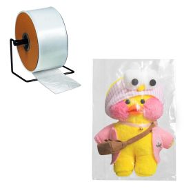 Roll of Poly Tubing, Clear 30" x 1450'. 3 Mil. Polyethylene Packaging for Odd-Size Items, Long Cylinder Objects. Poly Tubing Roll for Industrial