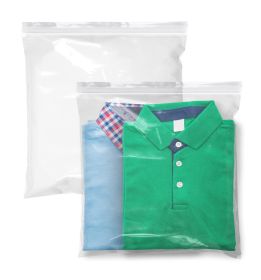 Pack of 250 Zipper Bags, Clear 14 x 14. Heavy Seal Top Polyethylene Bags for Packing and Storing 14x14. Thickness 6 mil. Plastic Bags for Industr