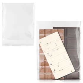 Pack of 500 Flat Poly Bags (Color: Clear)