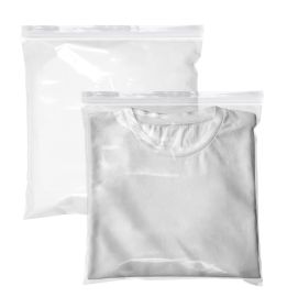 Pack of 500 Zipper Bags (Color: Clear)