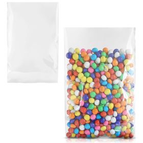 Pack of 1000 Flat Poly Bags (Color: Clear)
